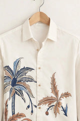 Men’s Tropical Leaf Designer Printed Shirt