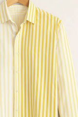 Men’s Yellow Ombre Stripe Premium Shirt