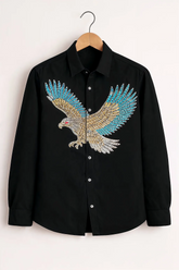 Midnight Eagle Diamond Work Shirt