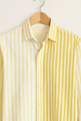 Men’s Yellow Ombre Stripe Premium Shirt