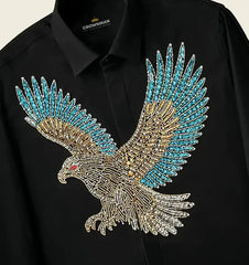 Midnight Eagle Diamond Work Shirt