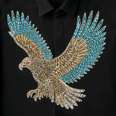 Midnight Eagle Diamond Work Shirt
