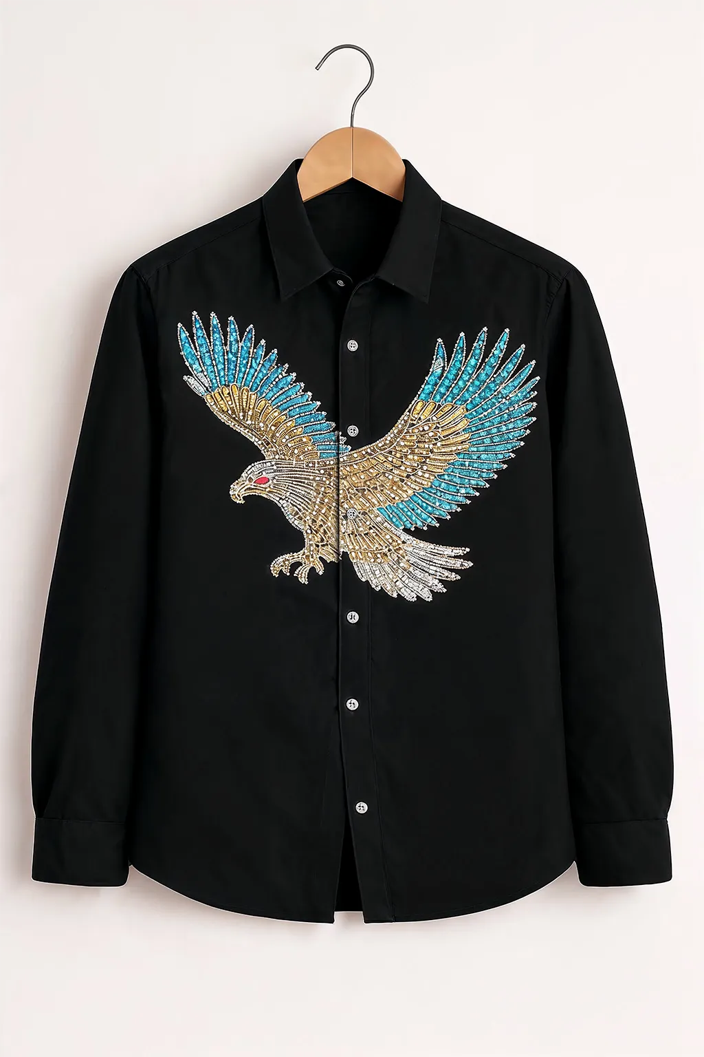 Midnight Eagle Diamond Work Shirt