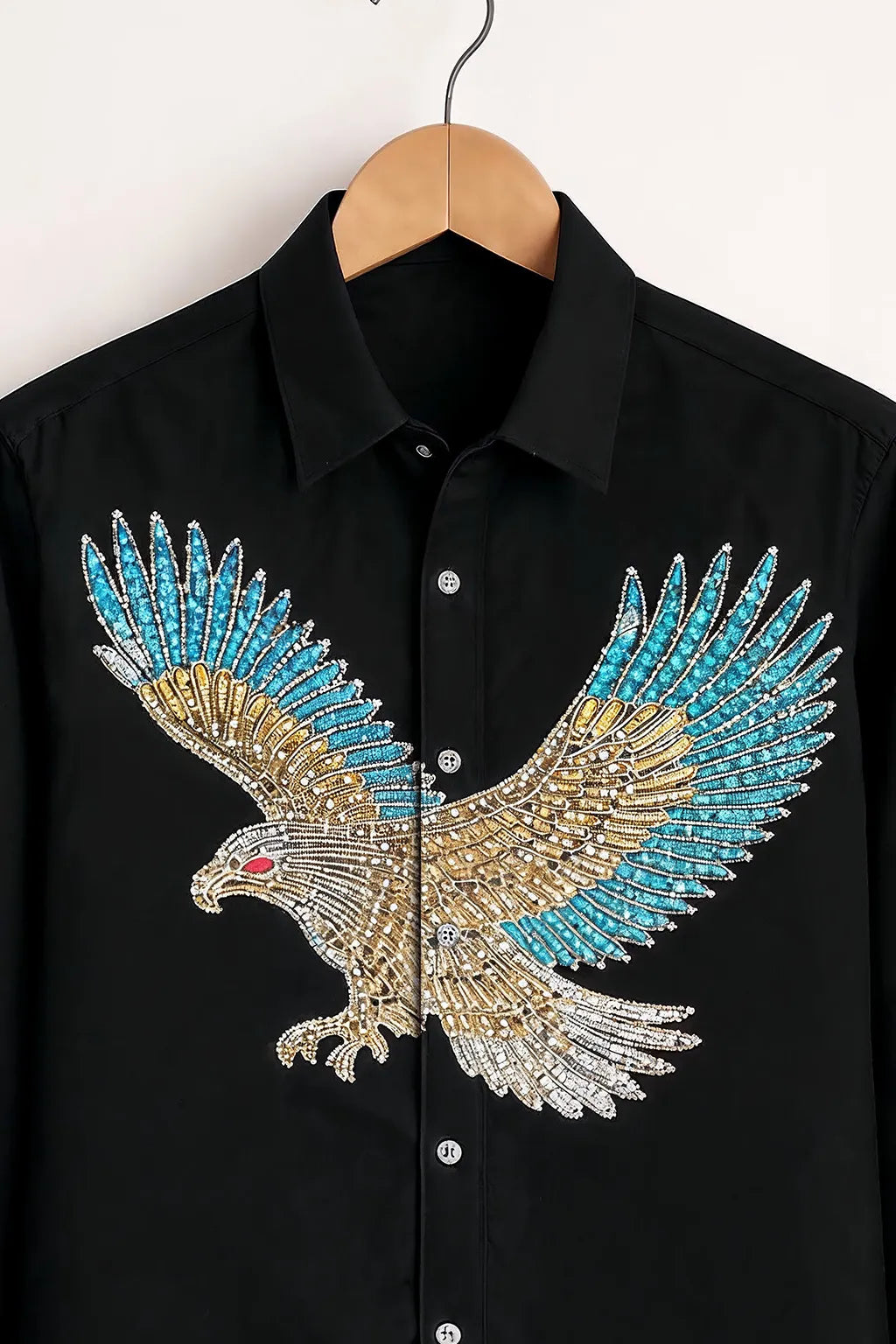 Midnight Eagle Diamond Work Shirt